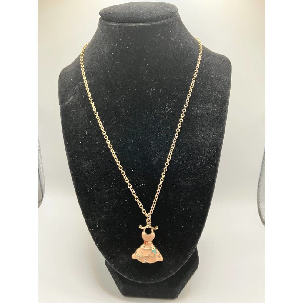 Pink Jeweled Dress necklace!
